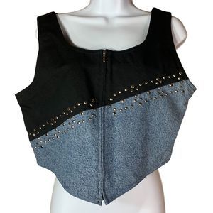 Vintage Wrangler | Womens jean vest/top | US L